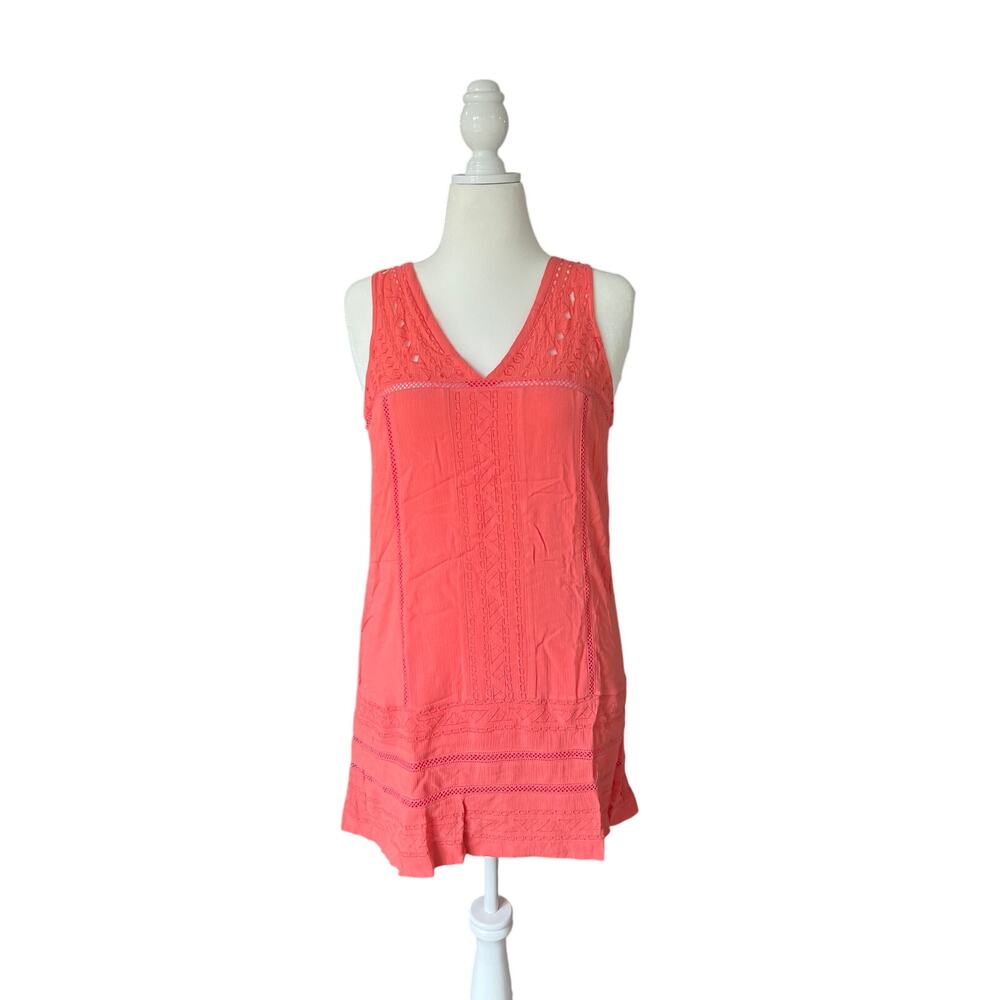 Sanctuary Evereve Coral Tank Dress Women Size M NWT $140 Vacation Tropical